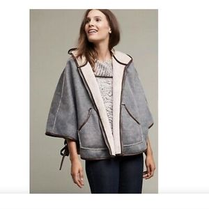 Anthropologie Reversible Poncho